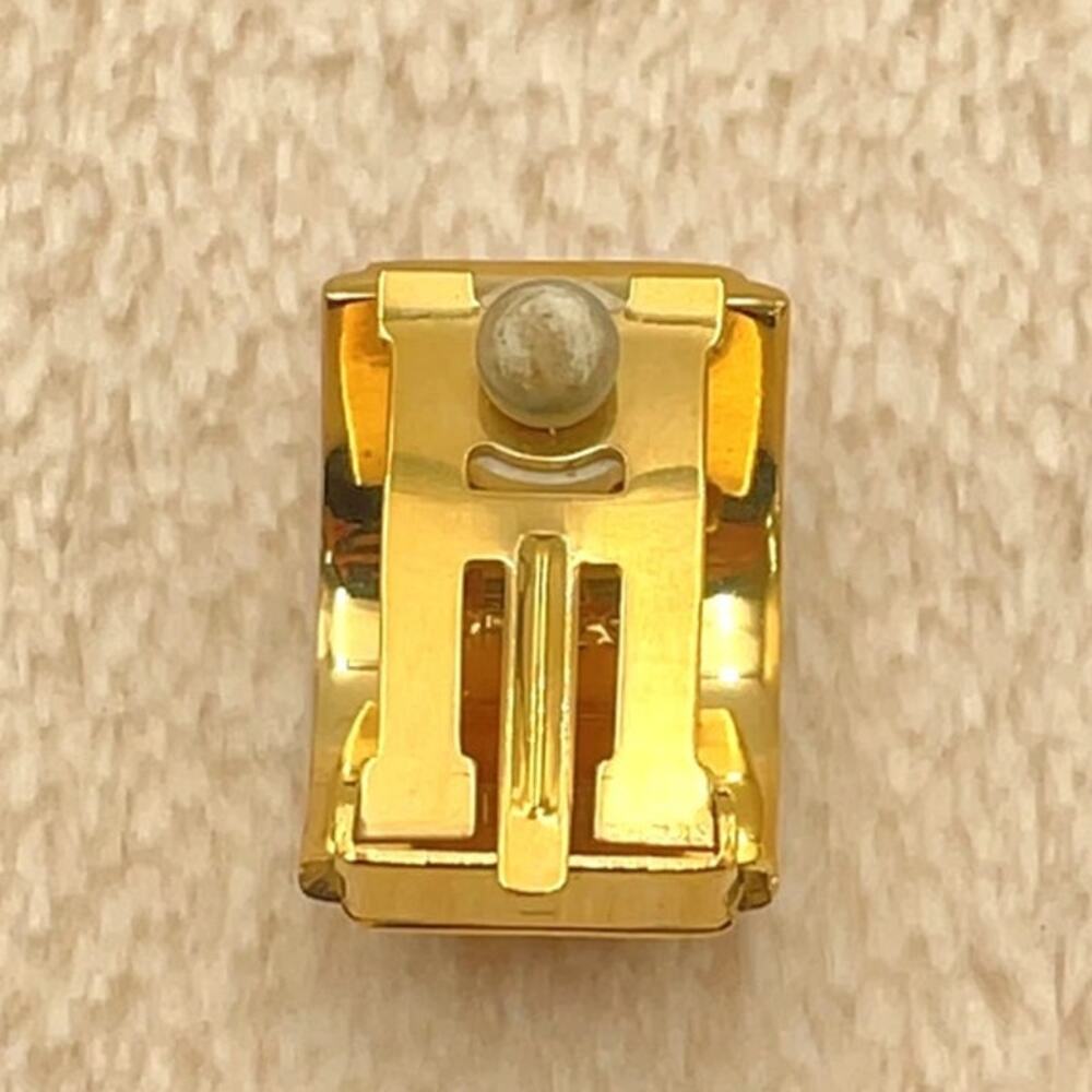 Hermes GD Enamel Earrings Perfume Bottle pattern W/Box - Picture 8 of 16